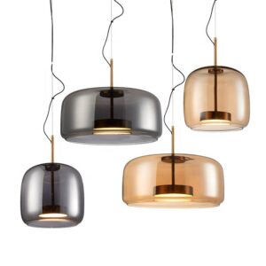 Modern Glass Art lights Living Kitchen Decoration Led Chandeliers Pendant Lights For Home Indoor Creative Simple Pendant Lamp SSM-3218 image 1