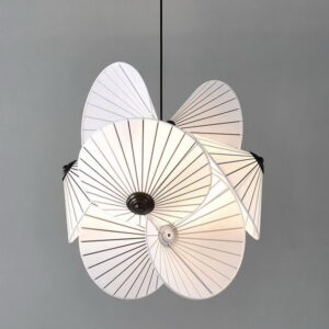 Cyber Star Modern Fabric Ceiling Pendant Light Nordic Style LED Indoor Hanging Lamp for Living Room Decor With Switch Control SSM-3028 image 1