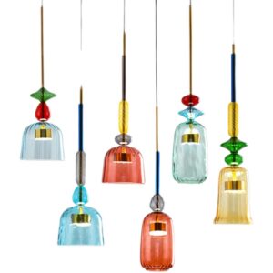 Nordic Design LED Glass Pendant Lights Personality Loft Hanging Lamp Bar Decoration Pendant Lamp Living Room Indoor Lighting SSM-3212 image 1