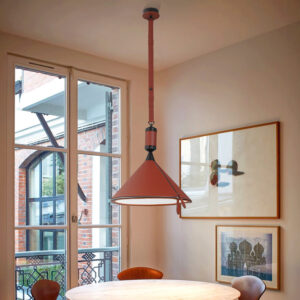 Italian Nordic Designer Simple Modern Luxury Chandelier Metal Hanging Villa Restaurant Study Bedroom Decorative Light Middle SSM-9858 image 1