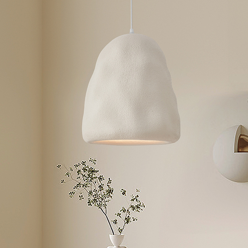 Nordic Modern LED Ceiling Hanging Pendant Light Wabi Sabi Style Chandelier for Bedroom Villa Living Dining Room
