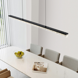 Postmodern Luxury Minimalist Restaurant Chandelier Designer Minimalist Straight Line Dining Table bar Tea Room Lamp SSM-D8489A-02 image 1