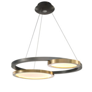 New Design Hotel Led Post modern Round Ceiling Lamp Hanging Ring Living Room Luxury Chandeliers Pendant Lights SSM-8069-01 image 1