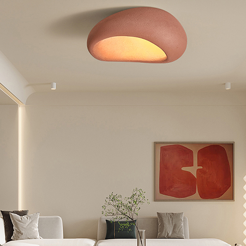 Nordic Minimalist Wabi Sabi Style Led Ceiling Lamps Chandelier Lustre Living Room Dining Room Home Decor Bedroom Lights Fixture