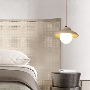 High Quality Yellow Cave Stone Scandinavian Pendant Lights Kitchen bar Table Stone Pendant Hanging Light SSM-2059 image 1