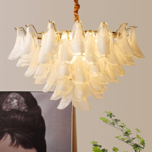 Best Indoor Living Room Hanging Pendant Lighting Luxury Home Decorative Glass Chandelier SSM-3348 image 1