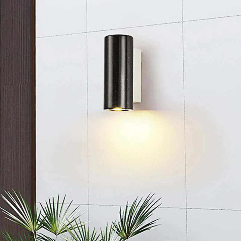 Nordic Natural White Black Green Marble Stone Wall Lamp Led for Home Decor Bedside Corridor Hotel Restaurant