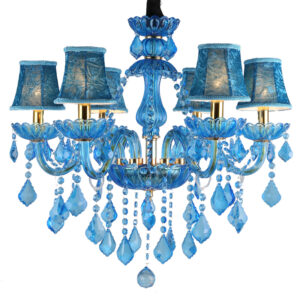 European style candle crystal chandelier chic atmosphere living room bedroom ceiling lamp hotel lobby corridor decoration lamp SSM-9013 image 1